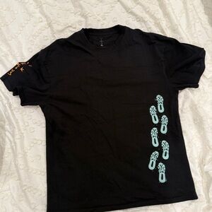 Black Graphic Men's T-Shirt travis scott cactus jack